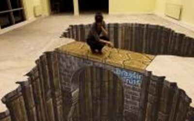 3D Anamorphic floor graphics