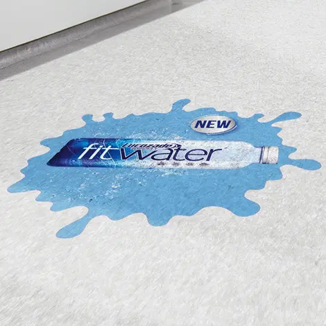 fit water floor sticker