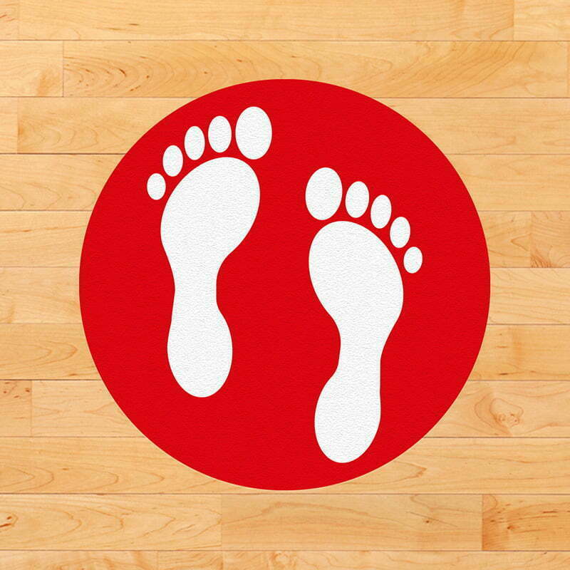 footprint circle design