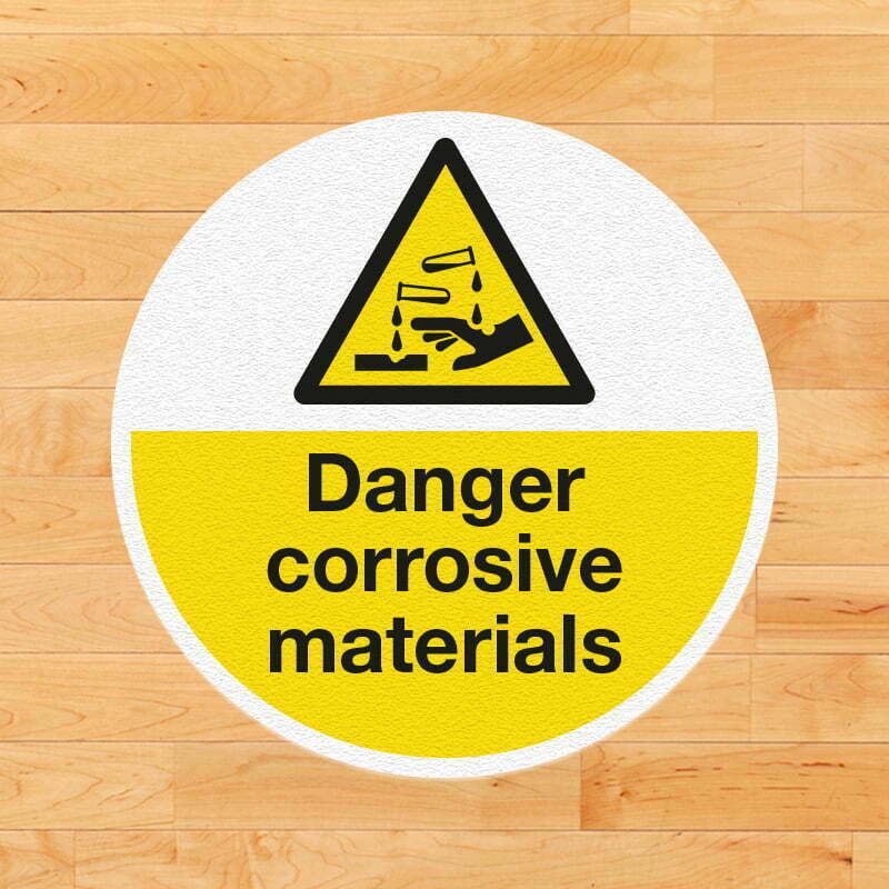 Danger corrosive materials