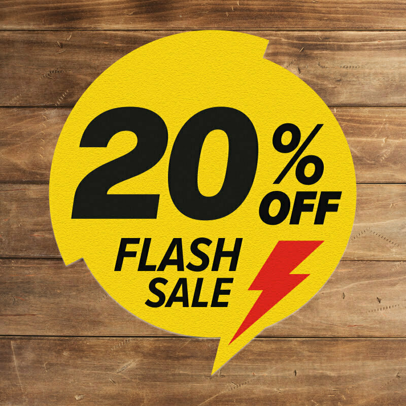 flash sale 20%