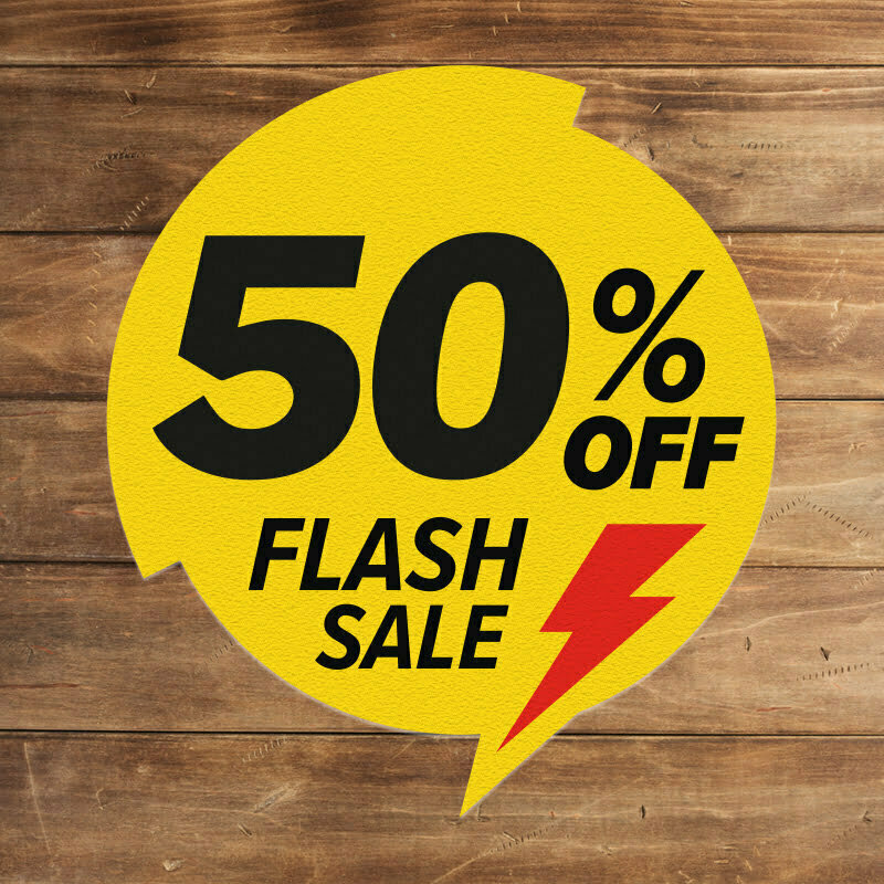 flash sale 50%