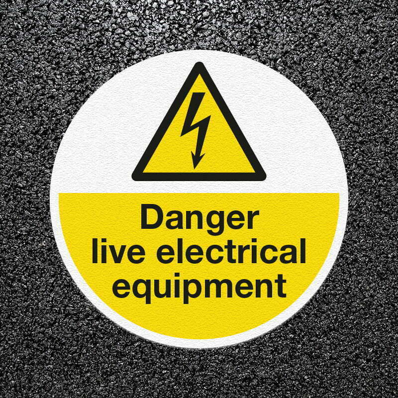 danger live electrical equipment
