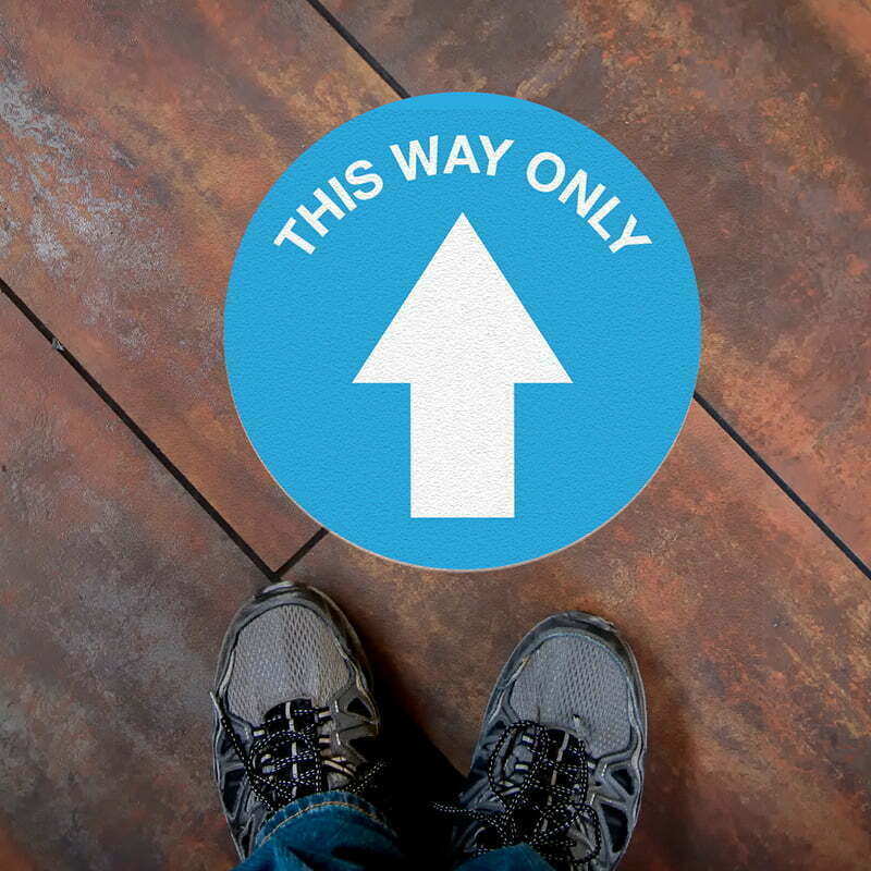 this way only sticker